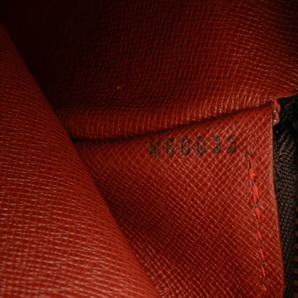 LOUIS VUITTON Brown Damier Leather Papillon 30 Pouch - Picture 6 of 7